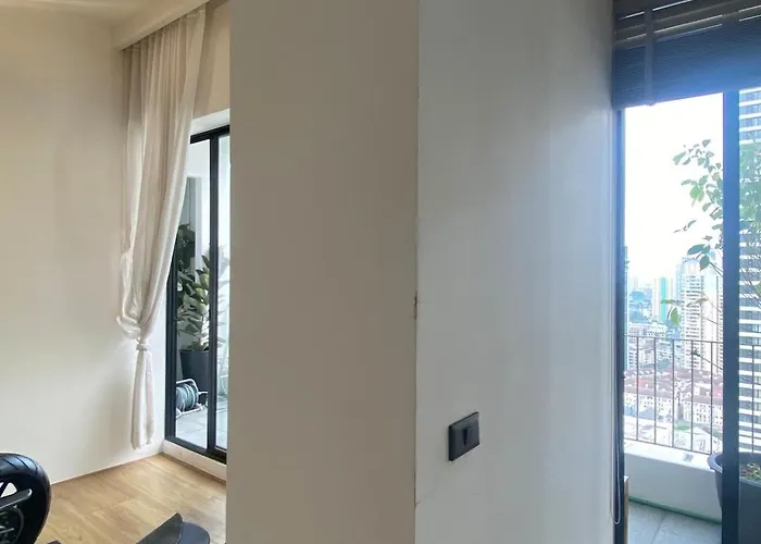 アパート 2br Penthouse In Thonglor With Gym バンコク都